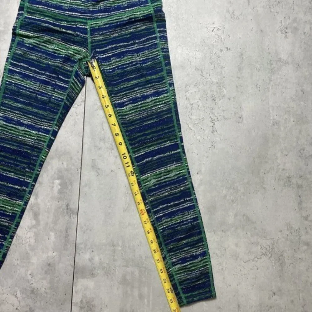Athleta Retreat Chaturanga‎ Womens Small Leggings Yoga Pants Tight Green 964529 - Picture 7 of 8